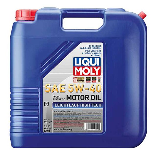 Liqui Moly Motoröl Set 6L Diesel High Tech 5W-40 Öl-Schlamm-Spülung