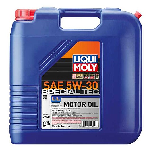 x15 LITER PACK SPECIAL TEC LL 5W-30 DIESEL GAS Engine Motor Oil For BMW  Mercedes
