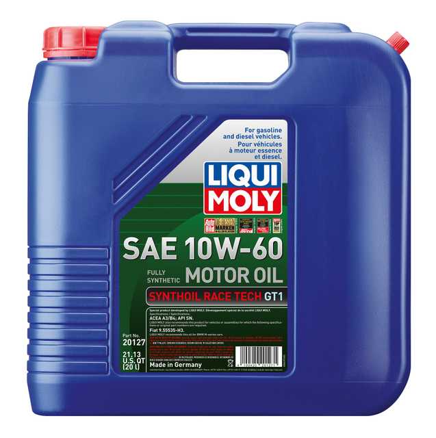 Synthoil Race Tech GT1 SAE 10W-60 | LIQUI MOLY