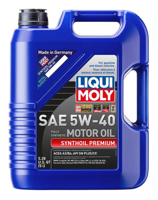 Synthoil Premium SAE 5W-40 | LIQUI MOLY