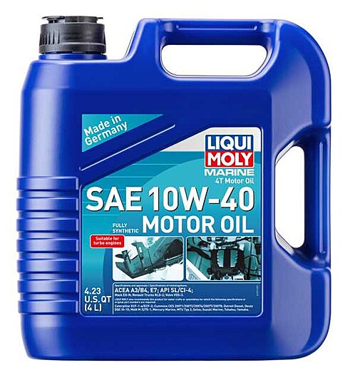 Marine 4T Motor Oil SAE 10W 40 LIQUI MOLY