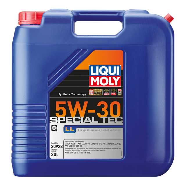 Special Tec LL 5W-30 | スペシャルテックLL 5W-30 | LIQUI MOLY