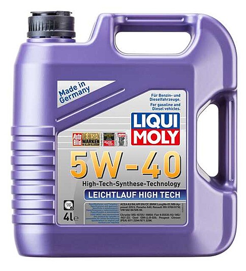 Liqui Moly, aceite para motor 5W-40 sintético, de alta tecnología, diesel