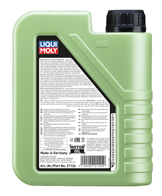 Molygen New Generation SAE 5W-50