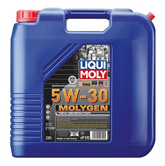 Kit Liqui Moly afinación Molygen 5W-30 + microfibra de regalo.