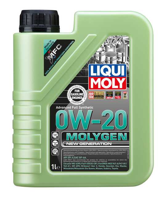 1272円 Molygen New Generation 0W-20 | モリジェンニュージェネレーション 0W-20 | LIQUI MOLY