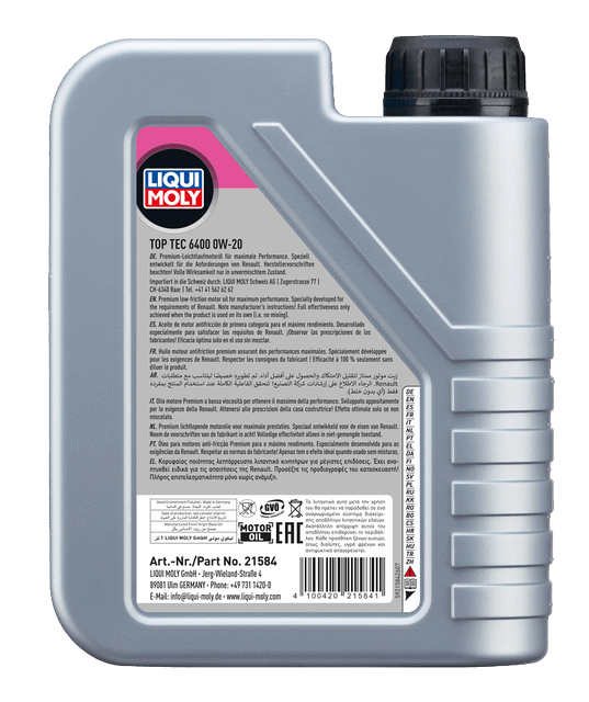 Top Tec 6400 0W-20