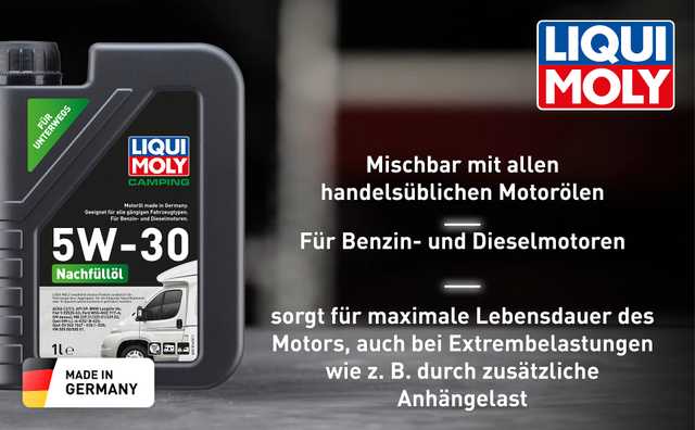 Camping Nachfüllöl 5W-30