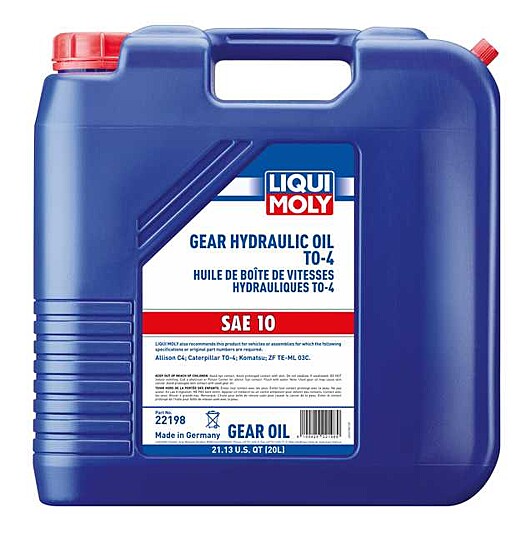 Gear Hydraulic Oil TO 4 SAE 10W LIQUI MOLY