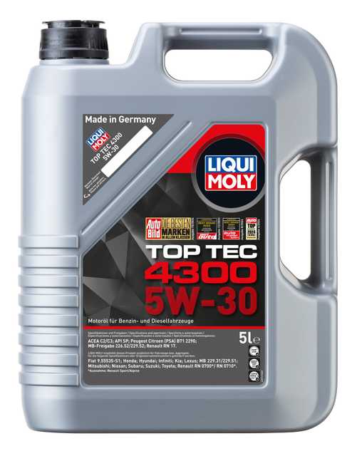 Top Tec 4300 5W-30 | トップテック4300 5W-30 | LIQUI MOLY