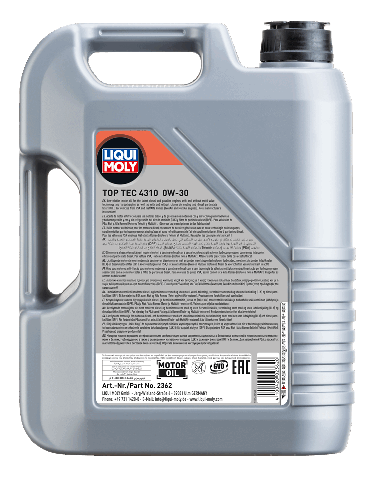 Top Tec 4310 0W-30 | LIQUI MOLY