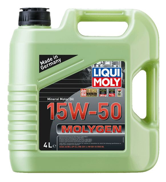 【新品未開封3個セット】LIQUI MOLY 15W-50 MOLYGEN 4L Molygen 15W-50 | LIQUI MOLY