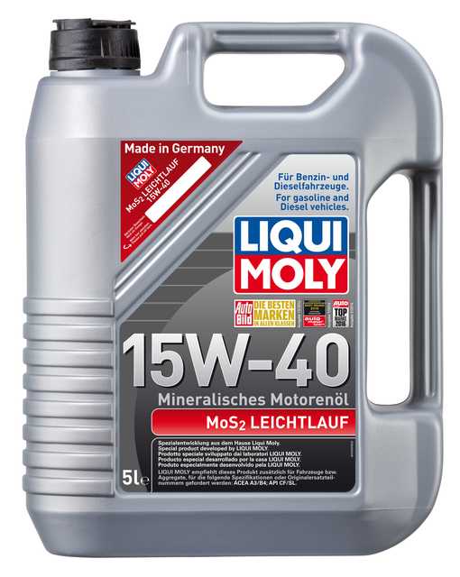 MoS2 vieglas gaitas motoreļļa 15W-40