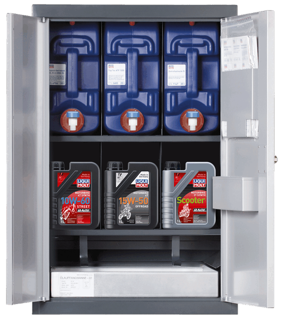 Motorbike oil cabinet 