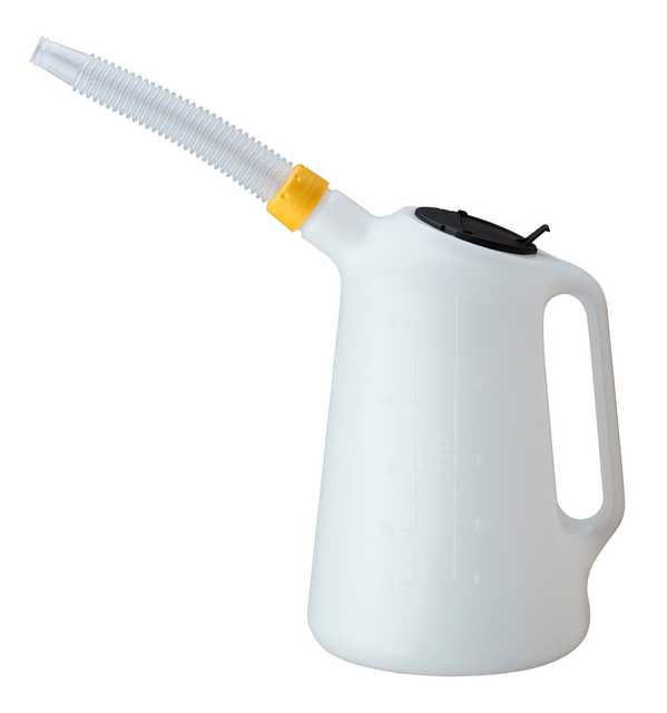 Measuring cup with flexible outlet pipe 3 l