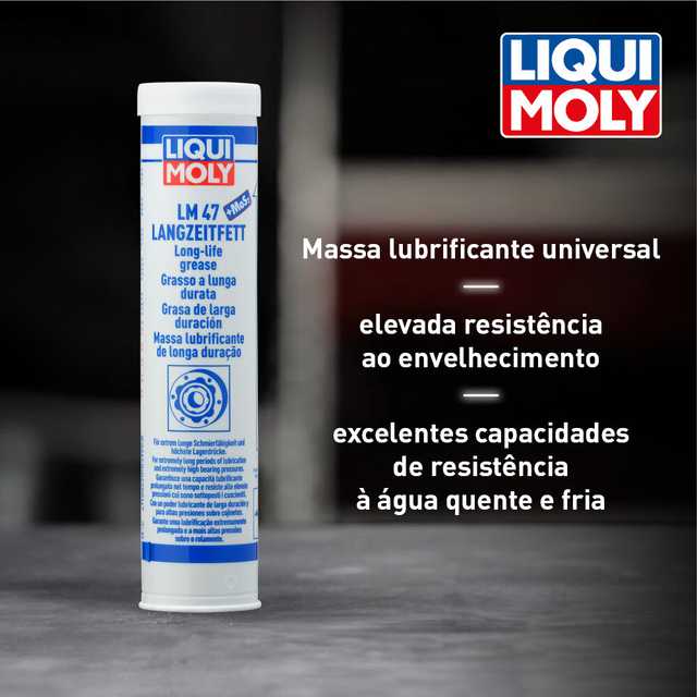 Massa lubrificante  de longa duração