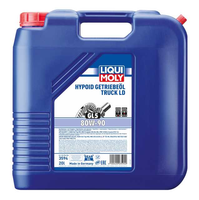 Hypoid-Gear Oil Truck (GL5) LD 80W-90