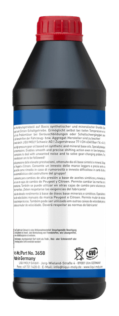 Gearolie GL5 75W-80