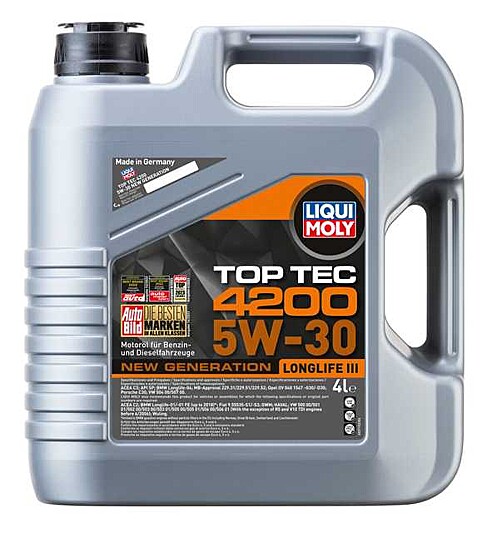 Aceite 5w-30 TOP TEC 4300 – Liqui Moly México