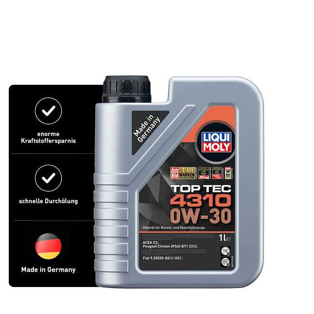 LIQUI MOLY TOP TEC 4310 0W-30 6本セット Top Tec 4310 0W-30 | LIQUI MOLY