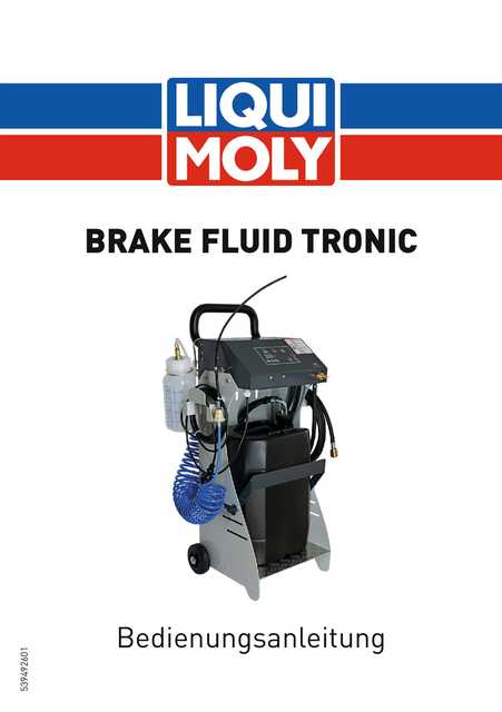 Bedienungsanleitung Brake Fluid Tronic