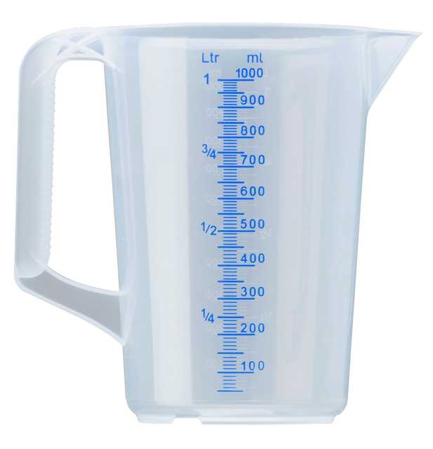 Measuring cup transparent