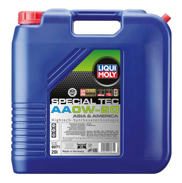 Special Tec AA 0W-20 | スペシャルテックAA 0W-20 | LIQUI MOLY