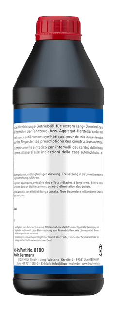 Hochleistungs-Getriebeöl (GL4+) SAE 75W-90