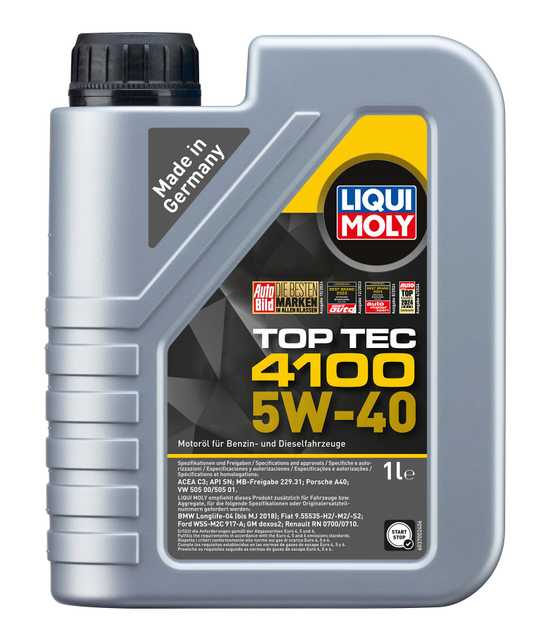 Top Tec 4100 5W-40 | トップテック4100 5W-40 | LIQUI MOLY