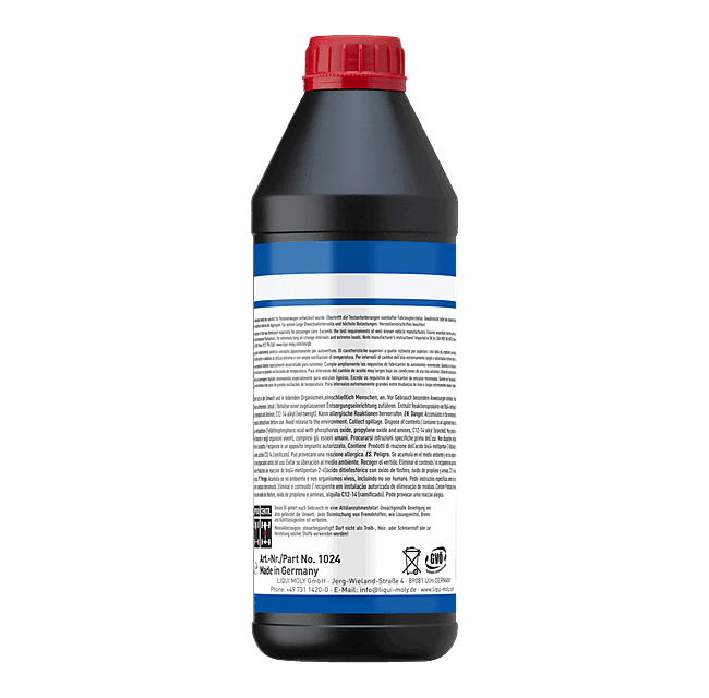 Fully Synthetic Hypoid Gear Oil (GL4/5) 75W-90