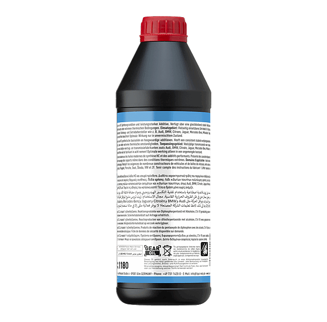 Aceite para cambios de doble embrague 8100