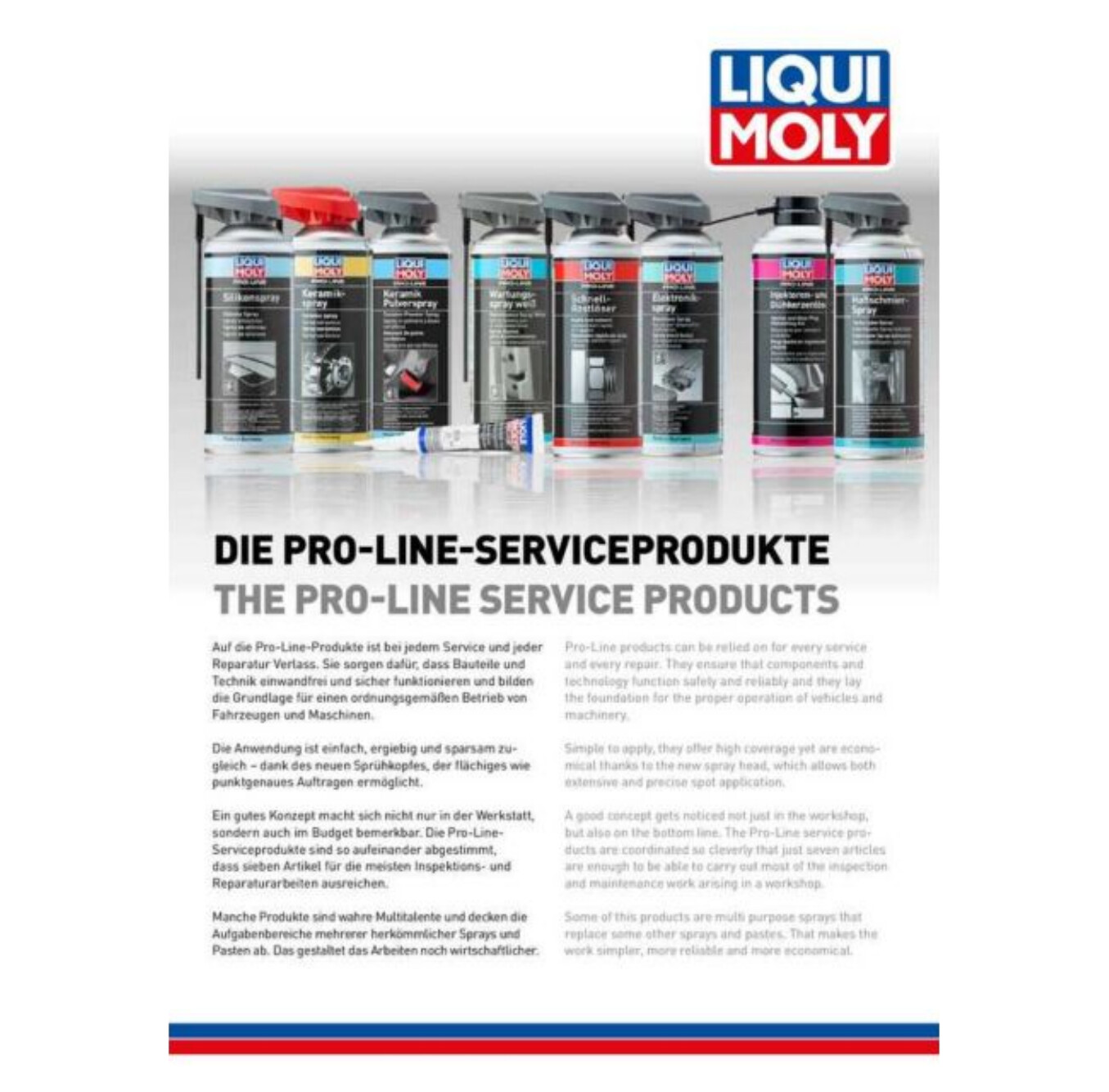 Brochure Pro-Line Service Products