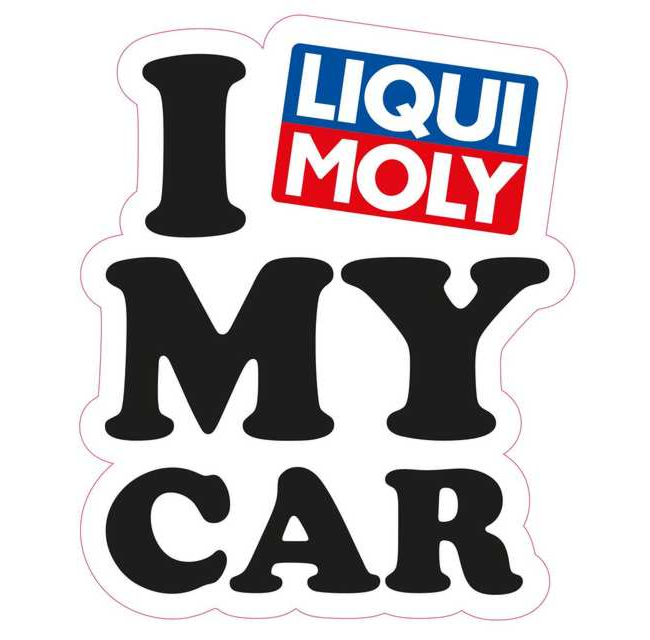 Sticker "I LM my car"