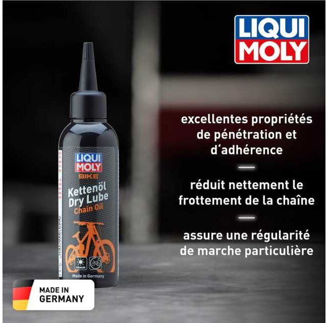 Bike Lubrifiant pour chaîne de vélo Dry Lube