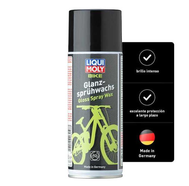 Bike Spray de cera abrillantadora para bicicletas
