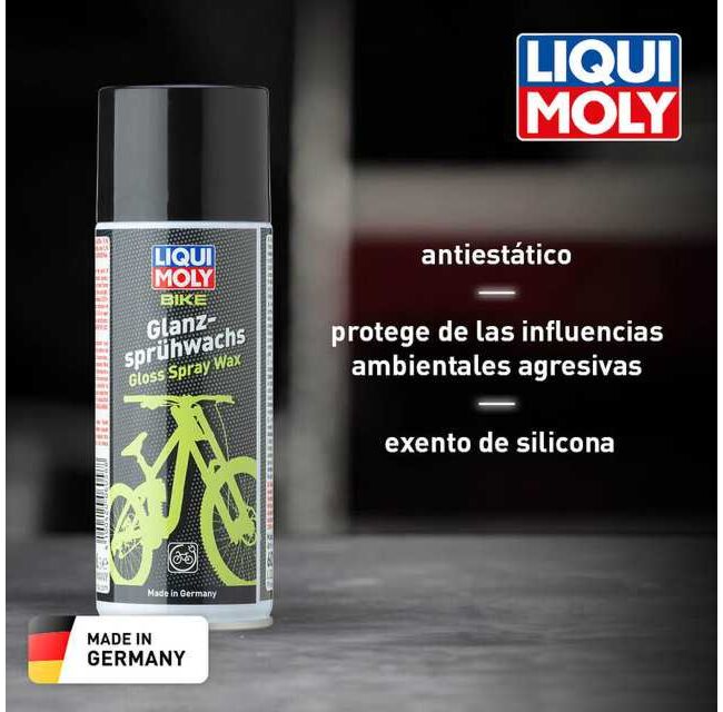 Bike Spray de cera abrillantadora para bicicletas