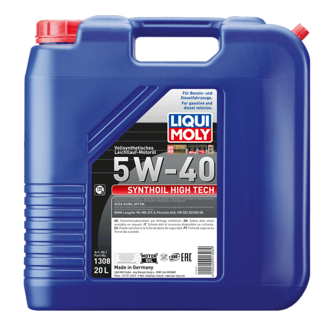 Synthoil High Tech 5W-40 | LIQUI MOLY