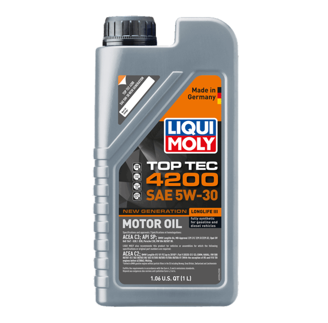 Top Tec 4200 SAE 5W-30 New Generation | LIQUI MOLY