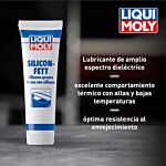 Grasa con silicona transparente