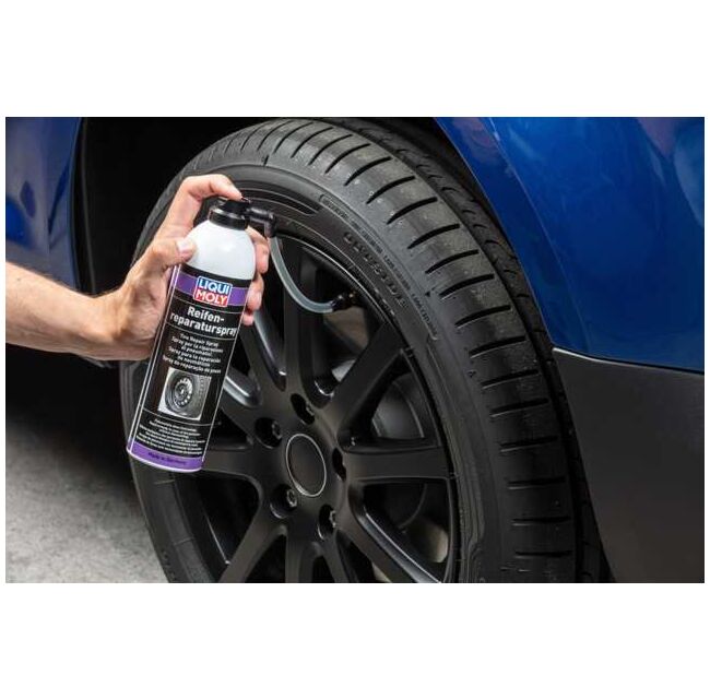 Spray de reparação de pneus