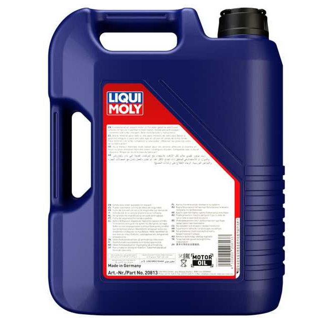 LIQUI MOLY Motoröl 10W-40 Teilsynthetisch – 5 Liter Dose Für VW, MB, Renault & Mehr