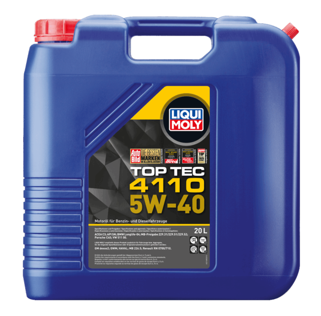 メンテナンス LIQUI MOLY TOP TEC 4110 5W-40 5Lx2 Top Tec 4110 5W-40 | LIQUI MOLY