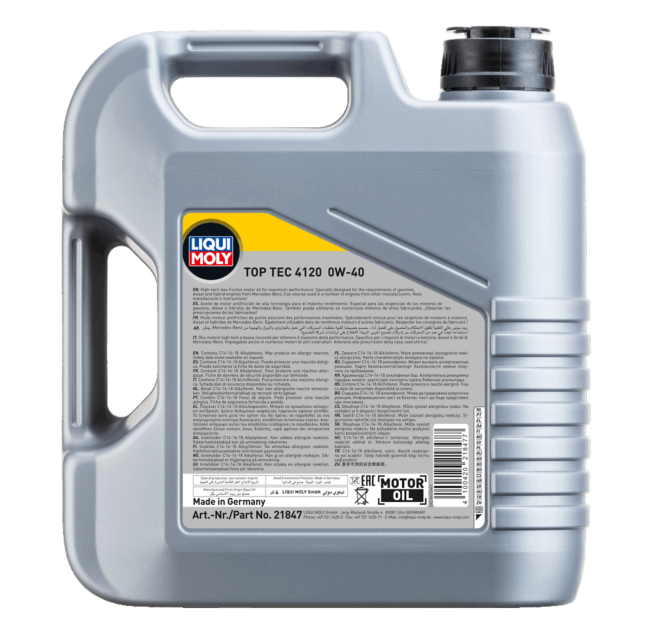 Top Tec 4120 0W-40 | LIQUI MOLY
