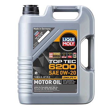 LIQUI MOLY 0W-20エンジンオイル Top Tec 6200 SAE 0W-20 | LIQUI MOLY