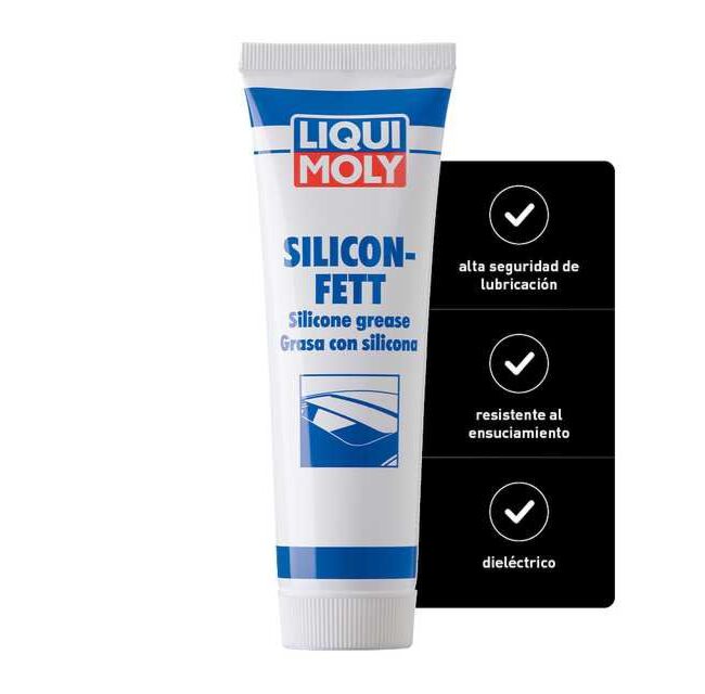 Grasa con silicona transparente