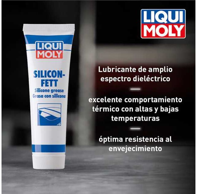 Grasa con silicona transparente