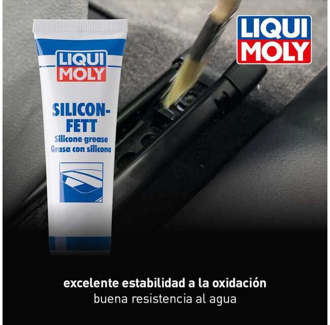 Grasa con silicona transparente