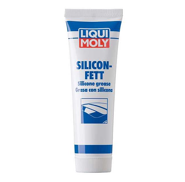 Grasa con silicona transparente