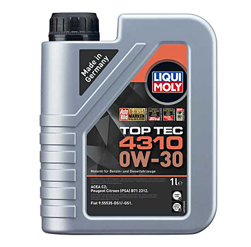 Top Tec 4310 0W-30 | LIQUI MOLY Top Tec 4310 0W-30 | LIQUI MOLY