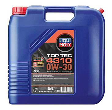 Top Tec 4310 0W-30 | LIQUI MOLY Top Tec 4310 0W-30 | LIQUI MOLY